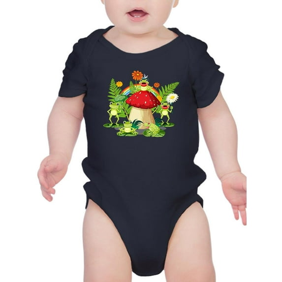 Little Frogs In Nature Bodysuit Infant -Image by Shutterstock, Newborn