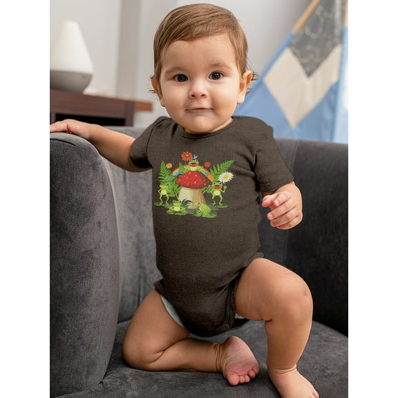 Little Frogs In Nature Bodysuit Infant -Image by Shutterstock,  Newborn