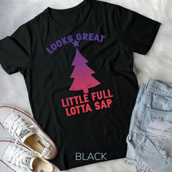 Little Full Lotta Sap Tee Vacation Santa Unisex Tshirt