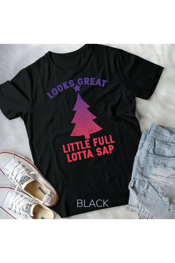 Little Full Lotta Sap Tee Vacation Santa Unisex Tshirt