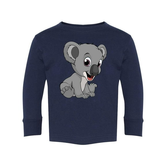 Little Funny Bear Koala Long Sleeve Toddler -Image by Shutterstock, 3 Toddler
