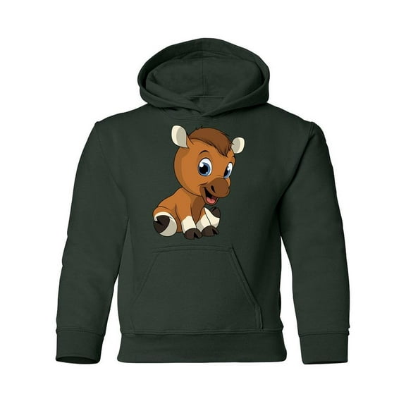 Little Funny Elk Hoodie Juniors -Image by Shutterstock,  x-Large