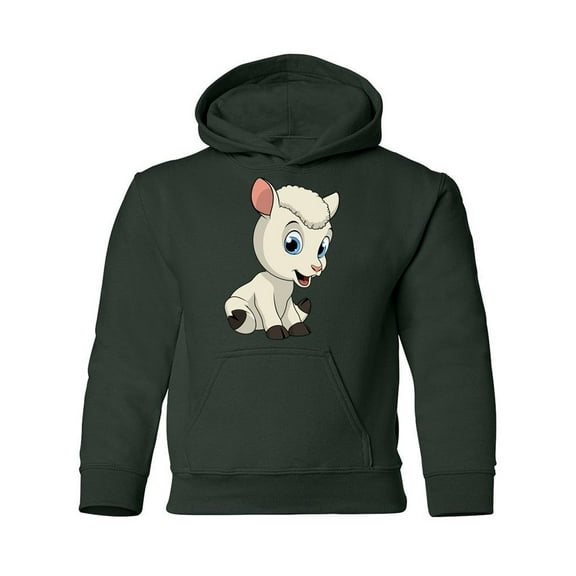 Little Funny Lamb Hoodie Juniors -Image by Shutterstock,  Medium
