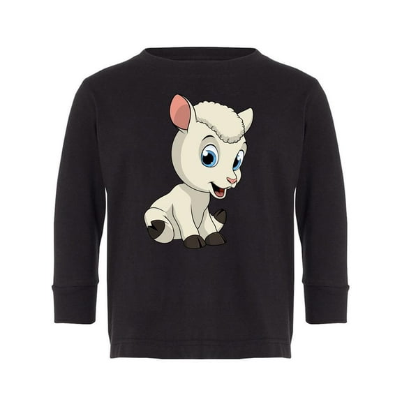 Little Funny Lamb Long Sleeve Toddler -Image by Shutterstock,  4 Toddler