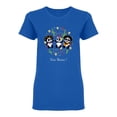 thumbnail image 1 of Little Funny Pandas Shaped T-Shirt Women -Image by Shutterstock, Female Small, 1 of 2