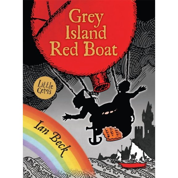 Little Gems Grey Island, Red Boat, (Paperback)