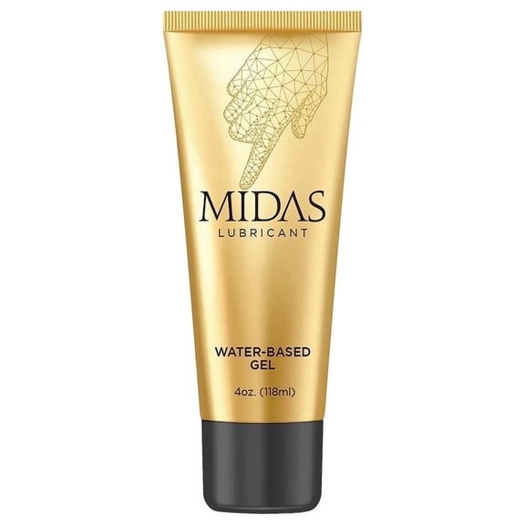 Little Genie Midas Water Based Gel Personal Lubricant, 4 oz