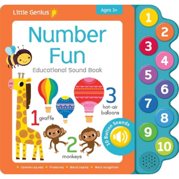Little Genius Number Fun (Board Book)