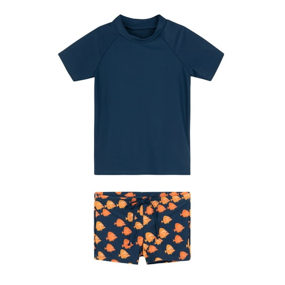Gottex Little Gents Short Sleeve Swim Short Set