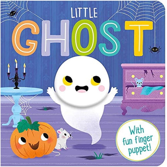 Pre-Owned Little Ghost: A Finger Puppet Board Book (Hardcover) by Igloobooks