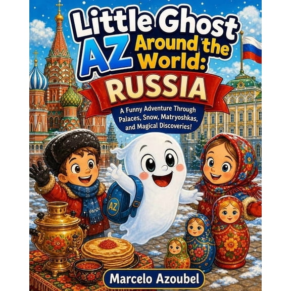 Little Ghost Az Around the World: Russia: A Funny Adventure Through Palaces, Snow, Matryoshkas, and Magical Discoveries!, (Paperback)