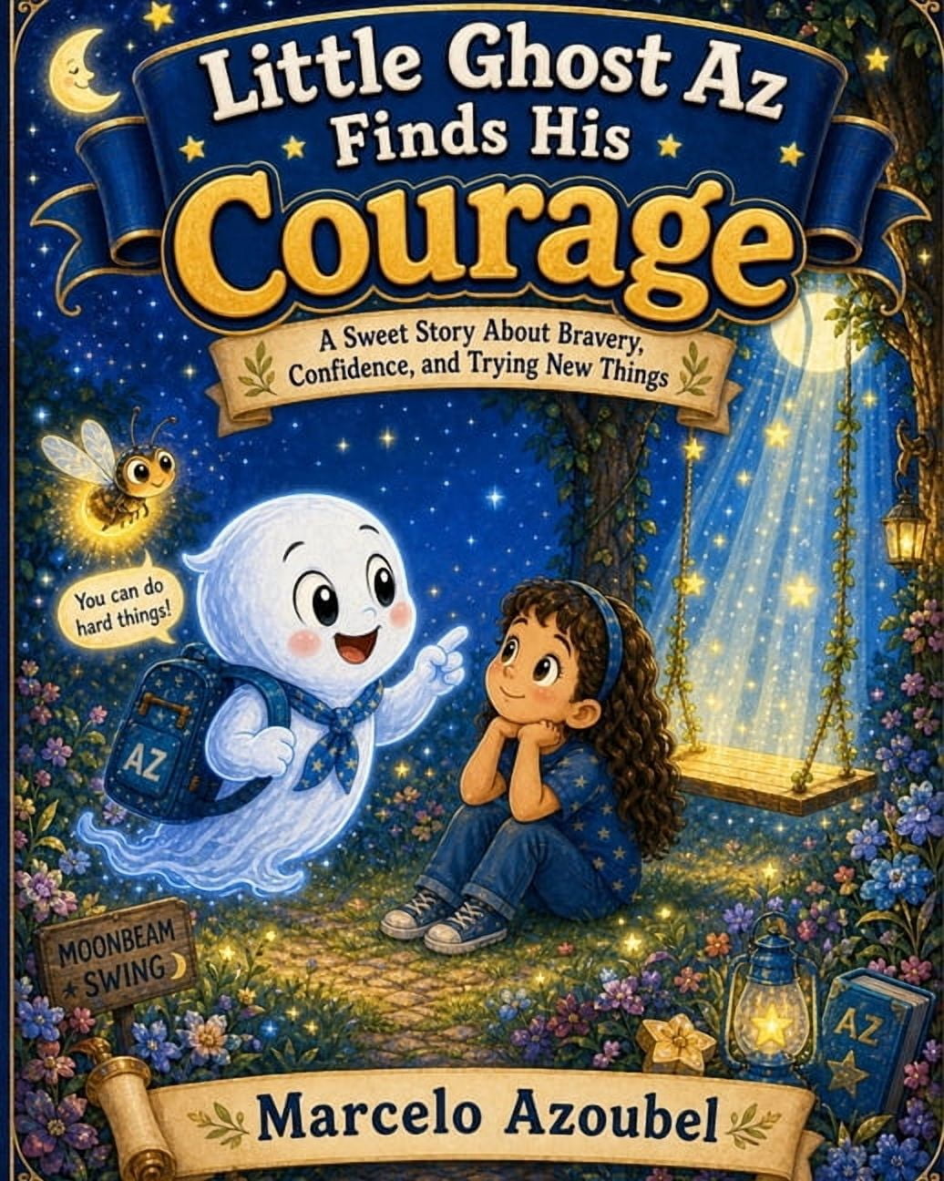 Little Ghost Az Finds His Courage: A Sweet Story About Bravery, Confidence, and Trying New Things, (Paperback)