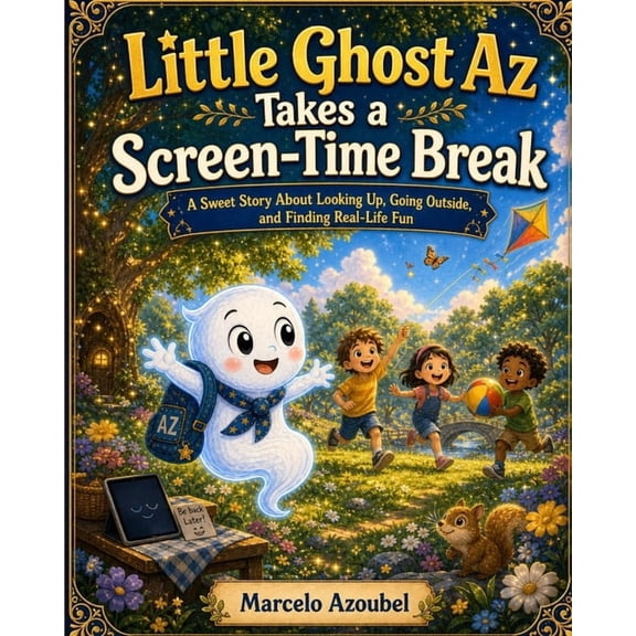 Little Ghost Az Takes a Screen-Time Break: A Sweet Story About Looking Up, Going Outside, and Finding Real-Life Fun, (Paperback)
