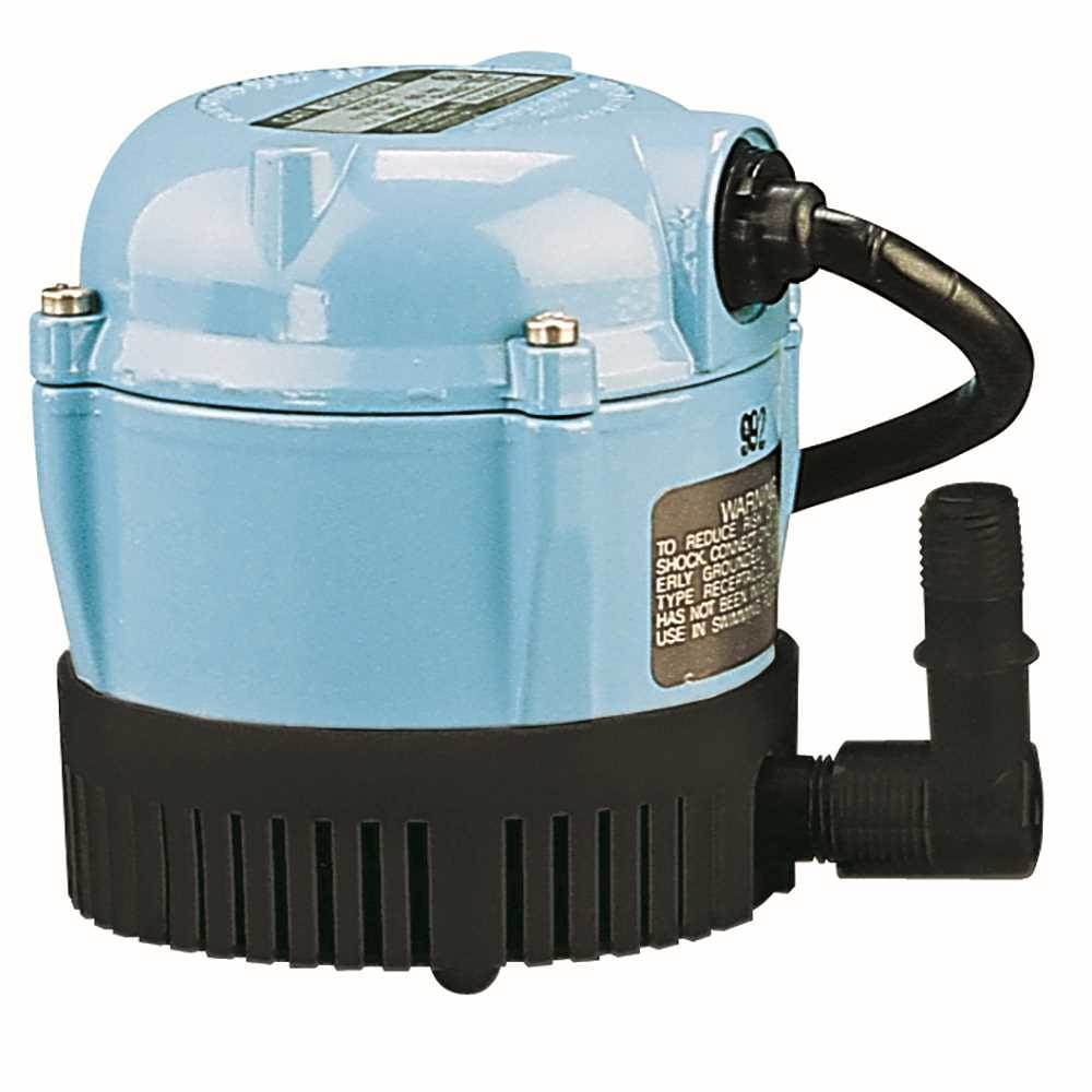 Blue Aluminum 1/200 HP Submersible Pump with 18-Foot Cord