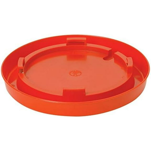 Little Giant 1-Gallon Plastic Nesting-Style Poultry Waterer Base, Red