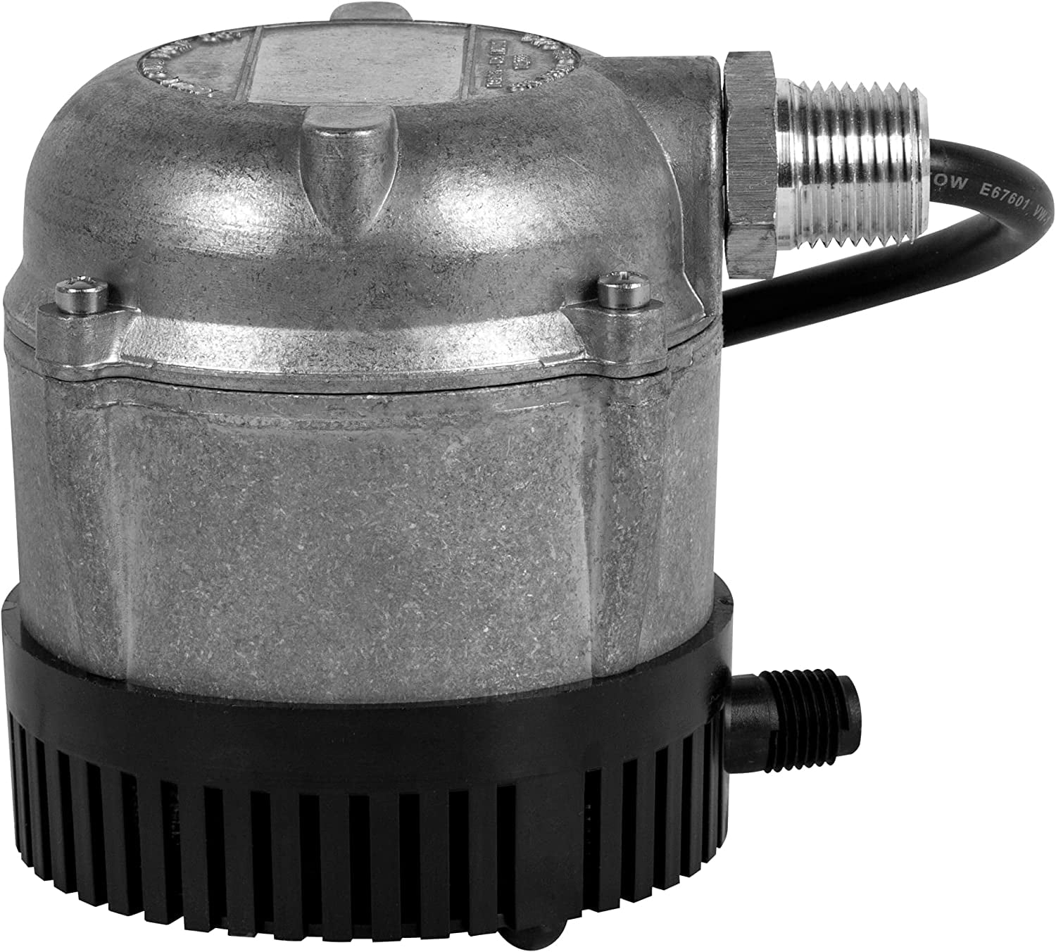 Little Giant 1-YS 1/150 HP, 205 GPH , 230 Volt Parts Washer Pump, with 6-Ft. Cord No Plug, Grey, 501036