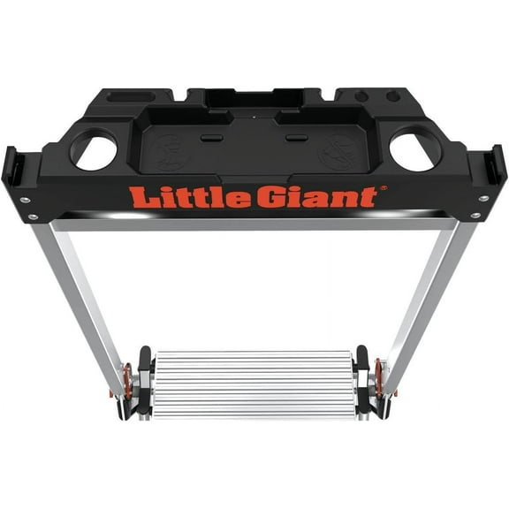 Little Giant 1009976 375 lbs 3 ft. x 26 in. Aluminum Step Ladder for Type IAA