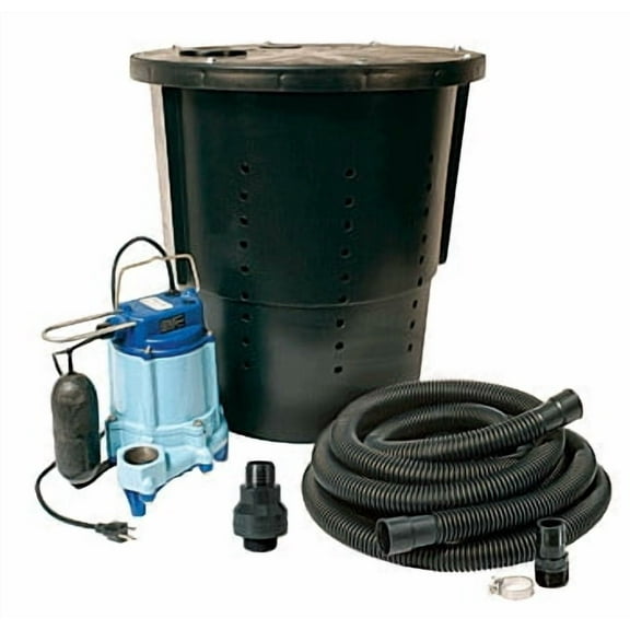 Little Giant 14940655 Model CS-SS 0.33 HP 115V Pre-Pack Crawl Space Sump System