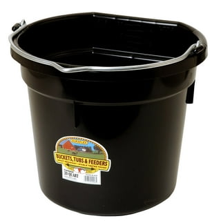 Little Giant® Plastic Muck Tub | Durable & Versatile Utility Bucket with  Handles | Muck Bucket | Rope Handles | 70 Quart | Red
