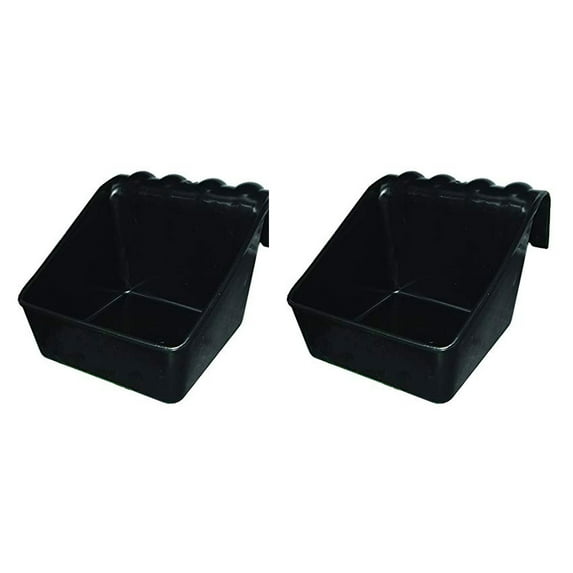 Little Giant 50 lb Plastic Universal Livestock Block Holder and Feeder (2 Pack)