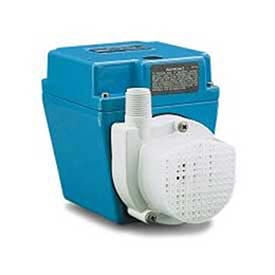 Little Giant 503203 3E-12NR 115V Small Submersible Pump - Dual Purpose 670 GPH At 1'