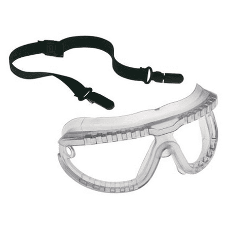 3M GogglesGear Splash Safety Goggles: Lexa / Clear Lens, Large (Clear)