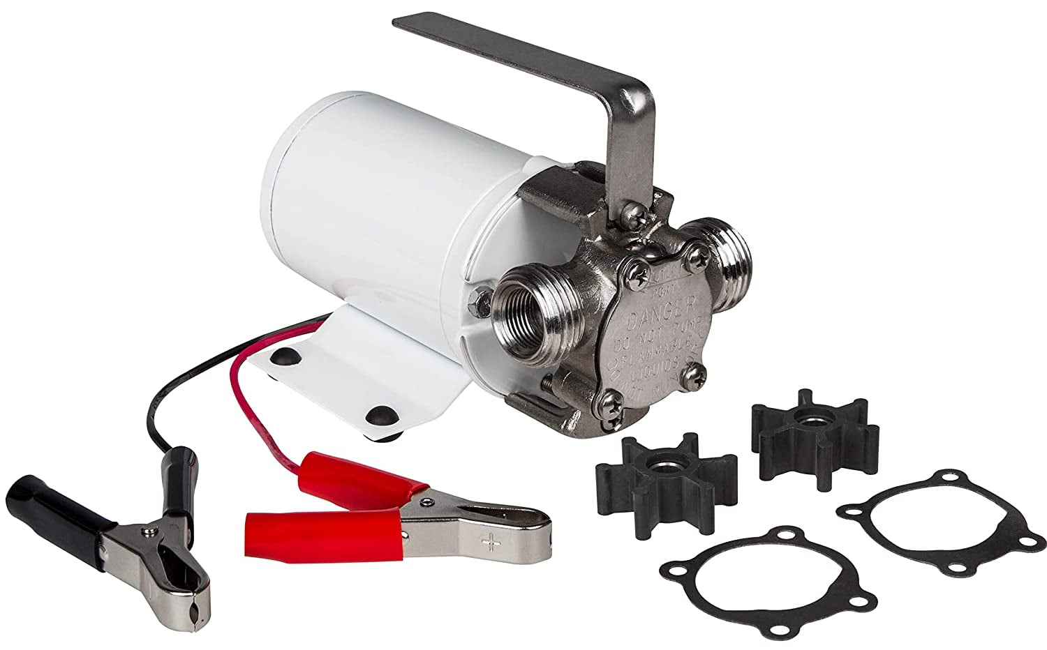 Little Giant 12V Stainless Steel Utility Pump with Plastic Impeller