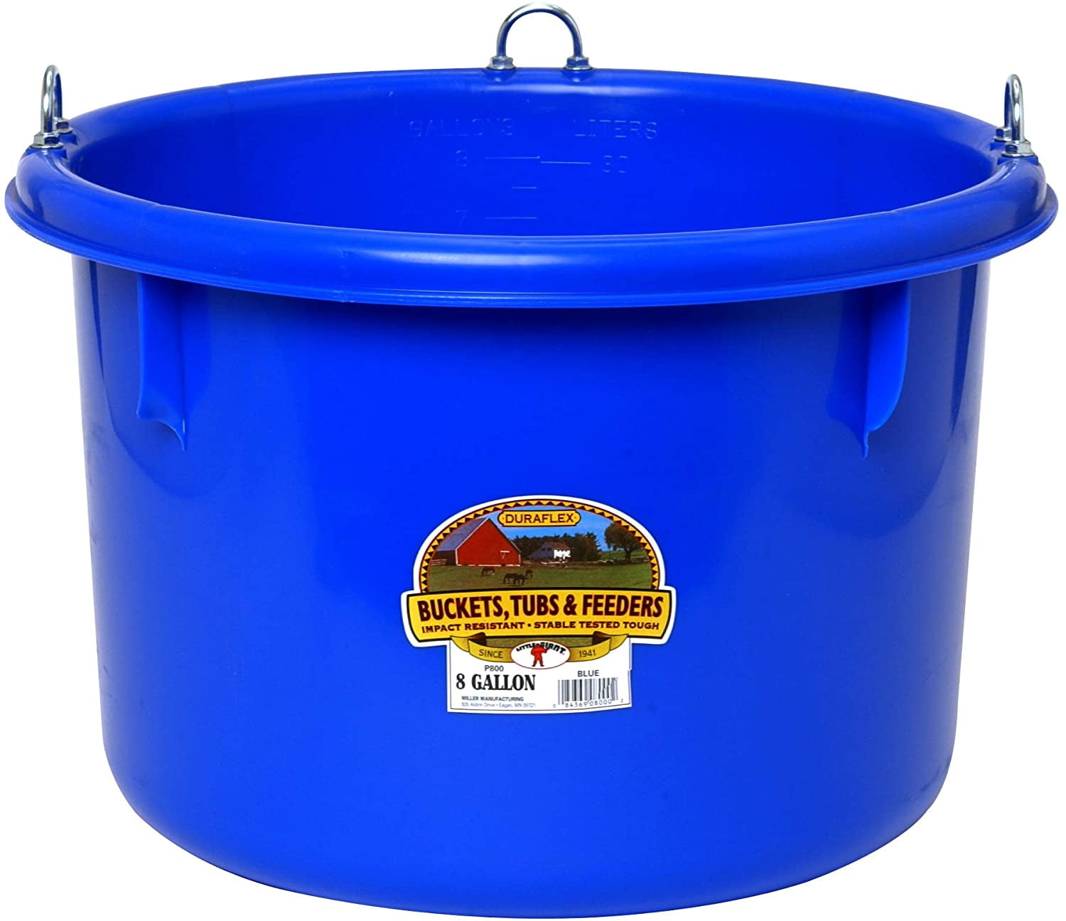 Little Giant 8 Gallon Feed Tub Blue