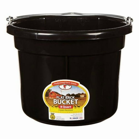 Little Giant 7404098 8 qt. Bucket, Black