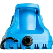 Little Giant APCP-1700 115-Volt, 1/3 HP, 1745 GPH, Automatic, Submersible, Swimming Pool Cover Pump with 25-Ft. Cord, Light Blue, 577301