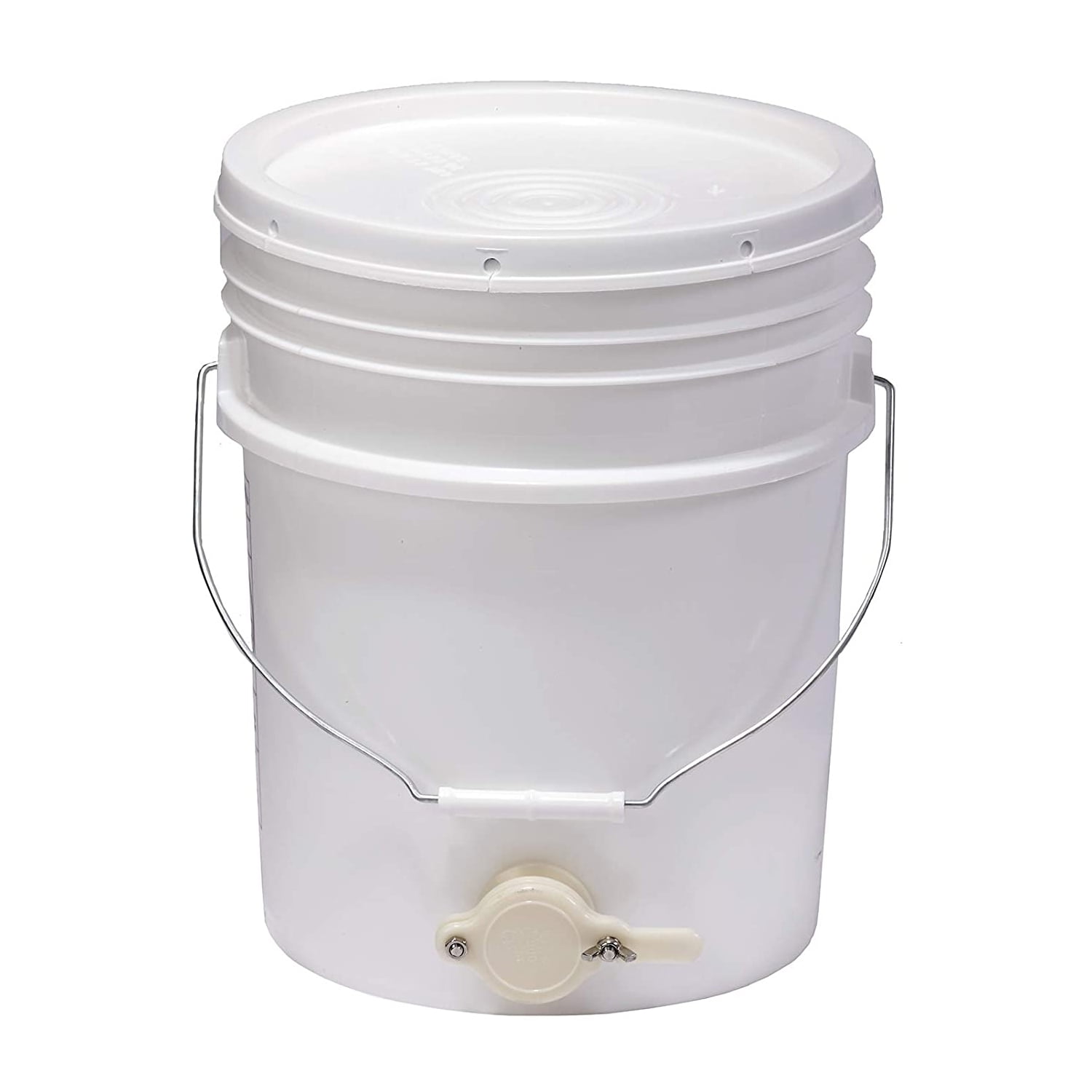 5 gallon bucket with on sale lid and spout