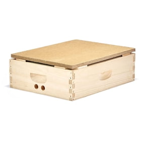 Little Giant Beekeeping Bee Hive Hot Box w/ Moisture Board, Brown