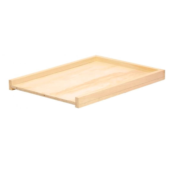Little Giant Beekeeping Bee Hive Solid Pine & Plywood Bottom Board, Brown