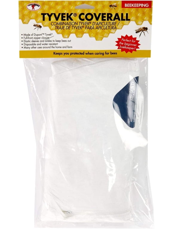 Beekeeping Tyvek Coveralls, Medium Size