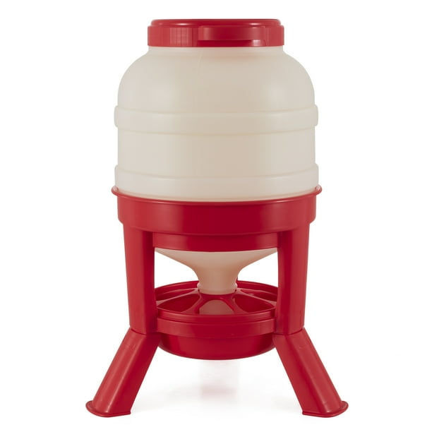 Little Giant DOMEFDR45 45 Pound Feed Heavy Duty Poultry Chicken Gravity