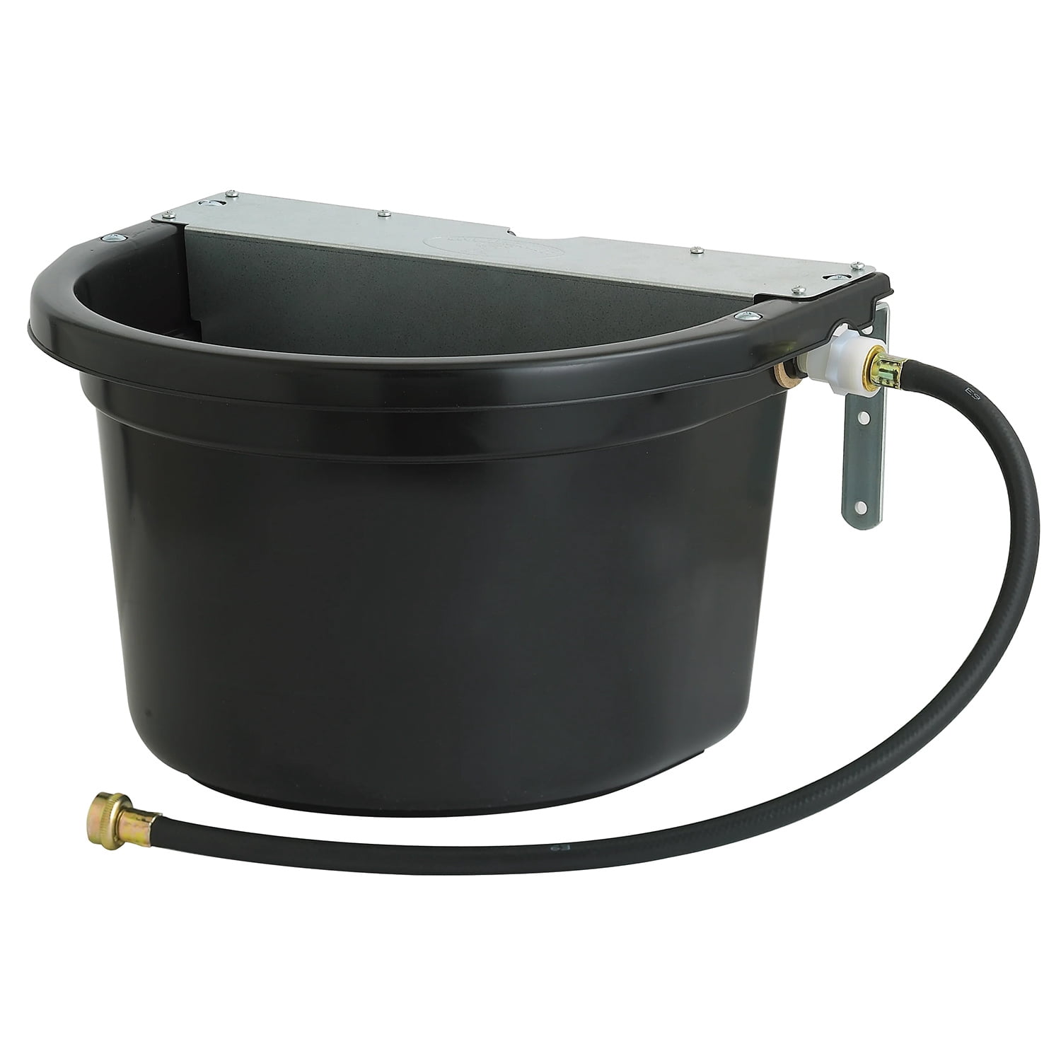 Little Giant DuraMate Automatic Waterer w/Metal Cover 4 Gal Black