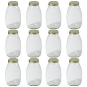 Little Giant Farm and Ag HJAR32 32 oz Glass Honey Jar, 12 Per Case