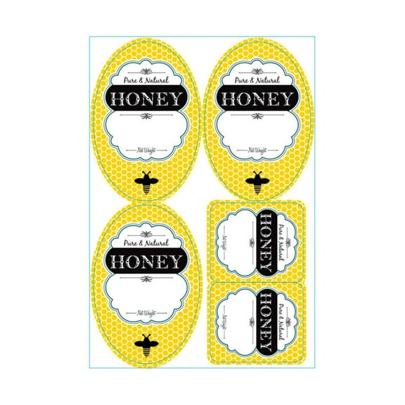 Little Giant Honey Jar Labels, 40 Labels