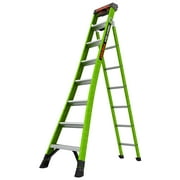 Little Giant King Kombo 2.0 Fiberglass 8 Ft. 3-in-1 Combo Ladder with a 375 lbs weight capacity