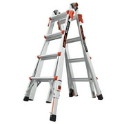 Little Giant Ladder Systems M17 with Leg Levelers Multi-Position Ladder, Type IA - 300 lbs. Rated, Aluminum, 15' Length, 18' Reach
