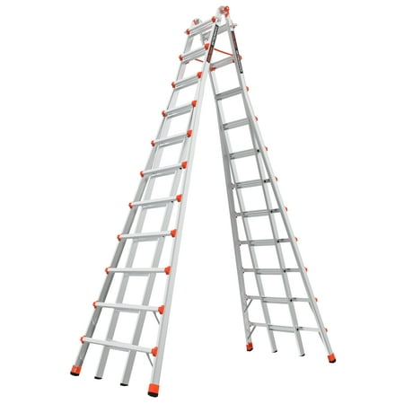 Little Giant Ladder Systems Skyscraper Model 21 Type 1A Aluminum Adjustable Stepladder