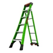 Little Giant Ladders B3145050 King Kombo Combination Ladder with Grip-N-Go Hinge - 6 ft. Type IAA - 5 Step - Green - 375 lbs