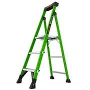 Little Giant Ladders B3145145 Mighty Lite Step Ladder - Green - 5 ft. Type IA - 3 Step - 300 lbs
