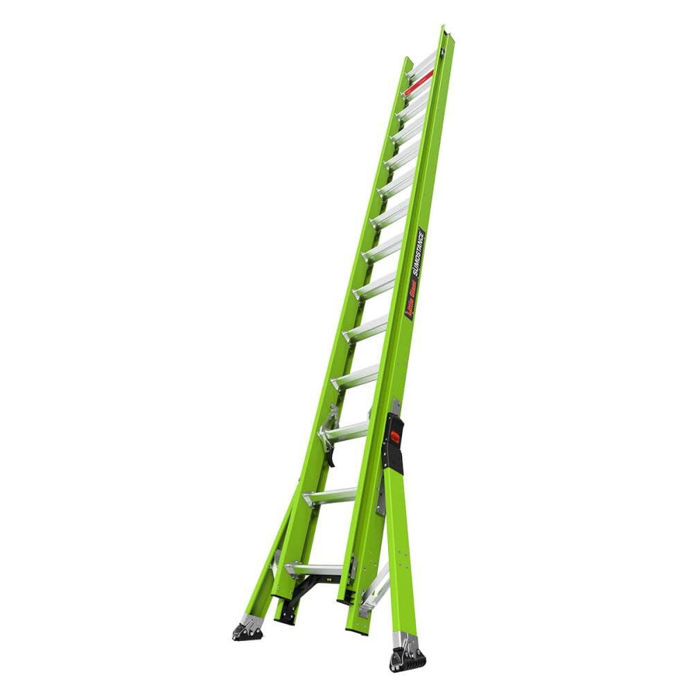 Little Giant Safety Hyperlite Sumostance 28 Ft Type Ia Fiberglass Extension Ladder