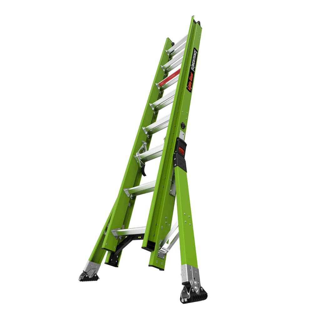 Little Giant Safety Hyperlite Sumostance 16 Ft Type Iaa Fiberglass Extension Ladder