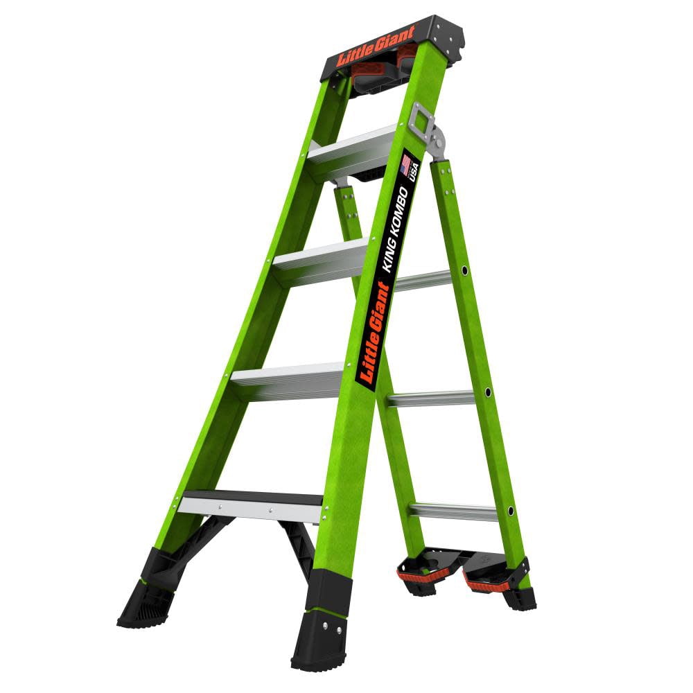 Little Giant Ladders Fiberglass Combination Ladder 13905-071 - Walmart.com