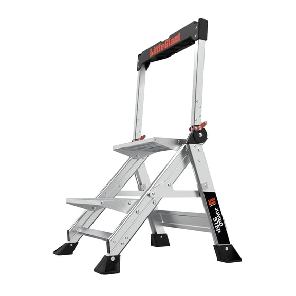 Little Giant Jumbo Step, Model 2 step, 375 lbs capacity rated, aluminum stepstool