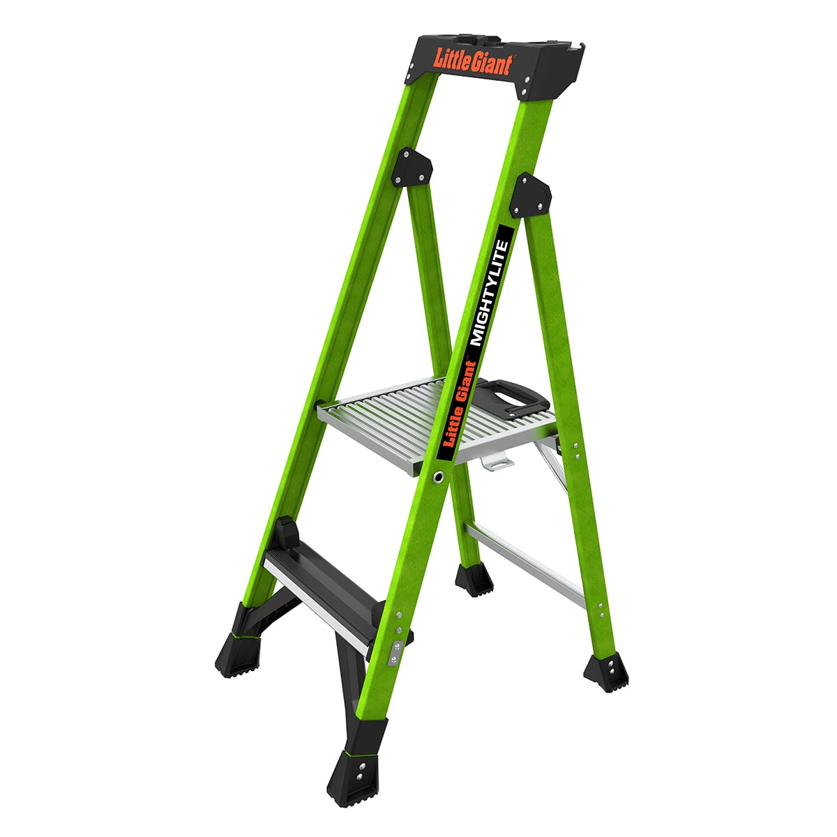 Little Giant Ladders Stepladder,4ft H,1"W Platform,300 lb Cap 15394-001