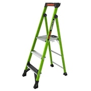 MIGHTYLITE, 5 Model - ANSI Type IAA - 375 lb Rated, Fiberglass Stepladder with GROUND CUE