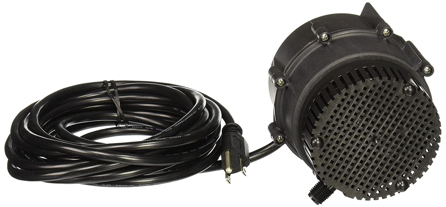 Little Giant "NO KORODE" 115 Volt, 1/40 HP, 325 GPH NK-2 Mild Acid, Alkalis and Hard Water Submersible Centrifugal Pump, Black, 527176